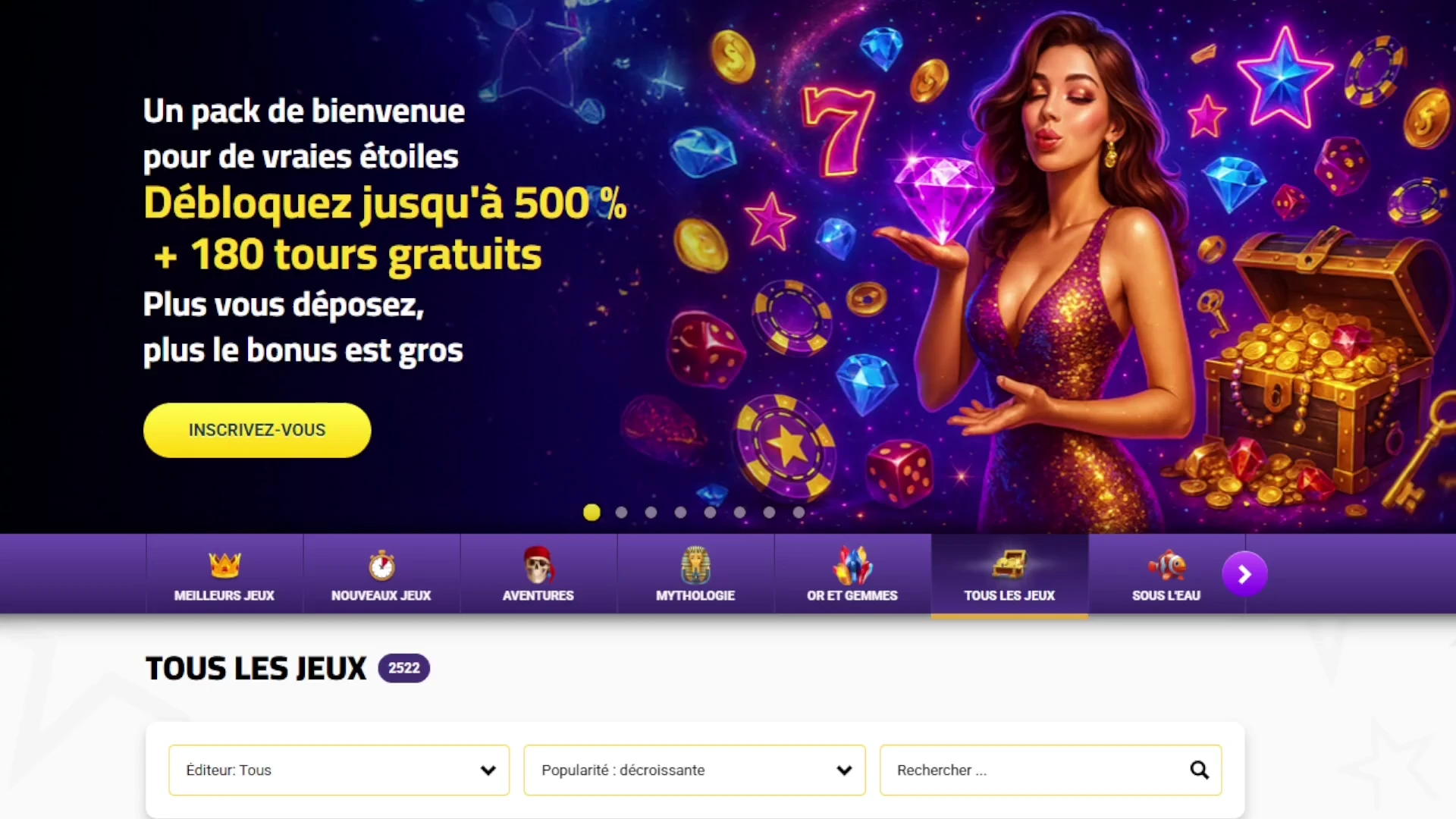 Cazino Stars background