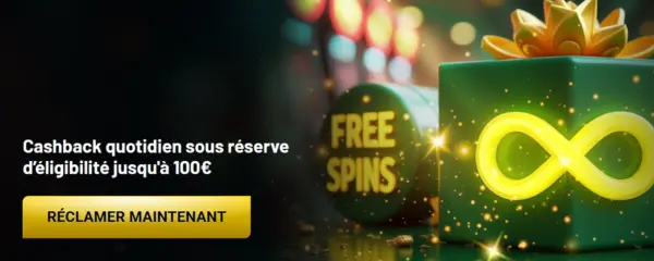 Cashback quotidien – Jusqu'à 100 €