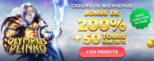 Bonus de Bienvenue – 200% Jusqu'à 500 €